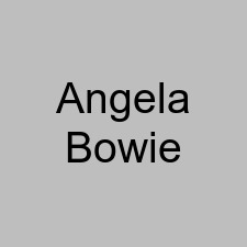 Angela Bowie