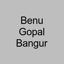 Benu Gopal Bangur