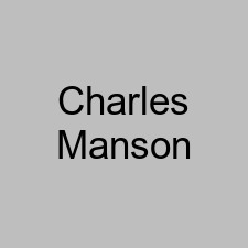 Charles Manson