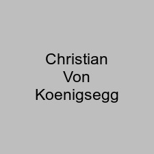 Christian Von Koenigsegg