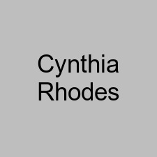 Cynthia Rhodes
