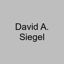 David A. Siegel
