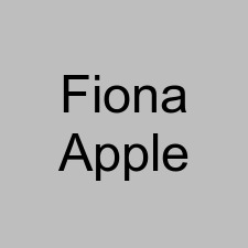 Fiona Apple