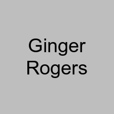 Ginger Rogers