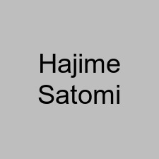Hajime Satomi