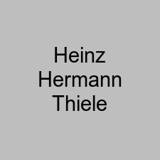 Heinz Hermann Thiele