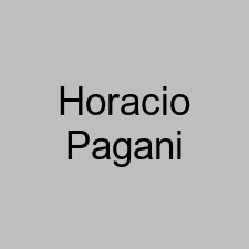 Horacio Pagani