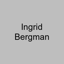 Ingrid Bergman