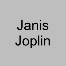 Janis Joplin