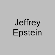Jeffrey Epstein