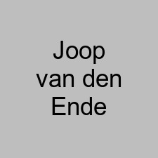 Joop van den Ende