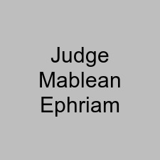 Judge Mablean Ephriam