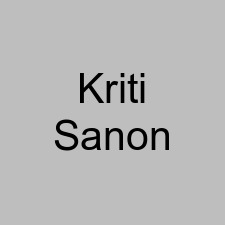 Kriti Sanon
