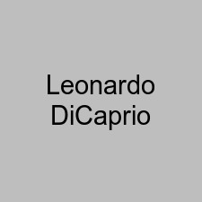 Leonardo DiCaprio