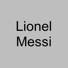 Lionel Messi