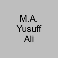 M.A. Yusuff Ali