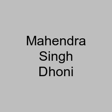 Mahendra Singh Dhoni