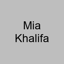 Mia Khalifa