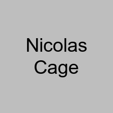 Nicolas Cage