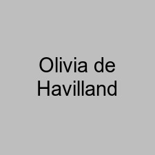 Olivia de Havilland