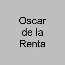 Oscar de la Renta