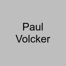 Paul Volcker