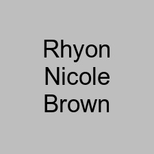 Rhyon Nicole Brown