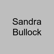 Sandra Bullock