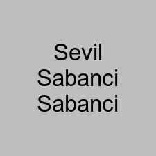 Sevil Sabanci Sabanci