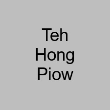 Teh Hong Piow