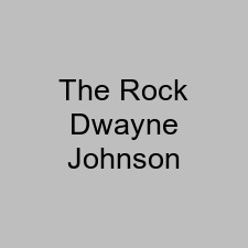 The Rock Dwayne Johnson